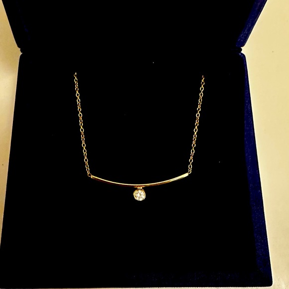 Zoe chicco Diamond bar necklace - Picture 1 of 4